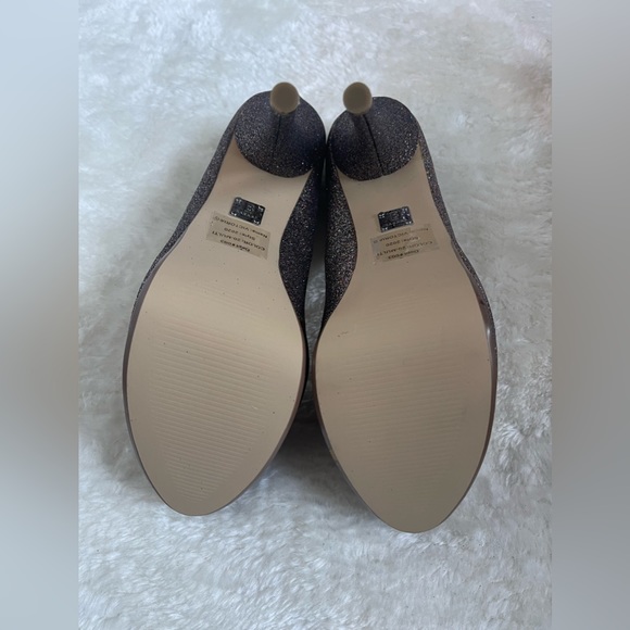 Bakers Shoes - Victoria G Glitter Platform Heels - Size 9 - Picture 6 of 11